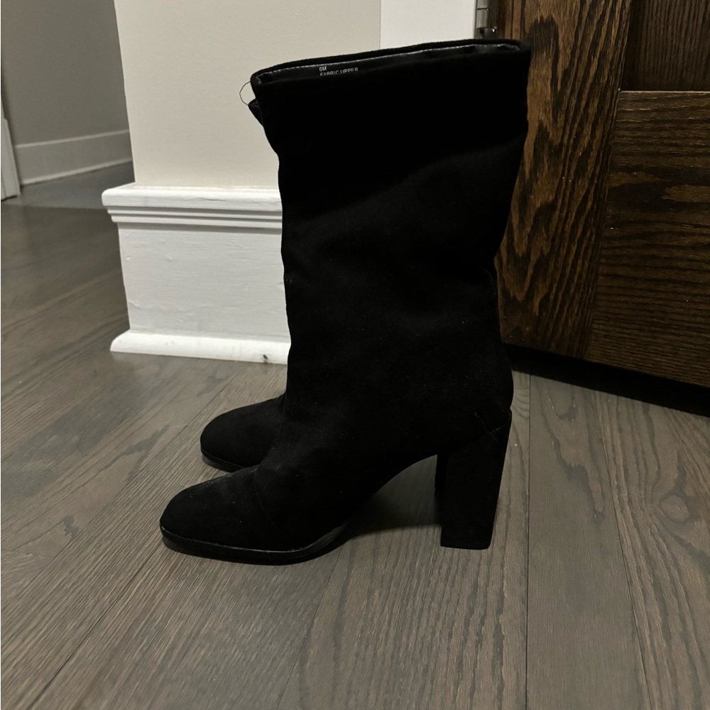 Express Black Booties
